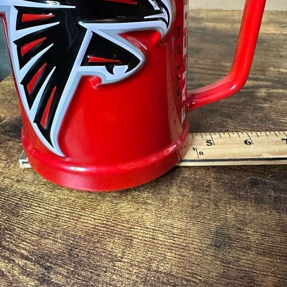 Atlanta Falcons NFL Red Coffee Cup Mug Sculpted Logo 14oz EUC - Picture 7 of 7